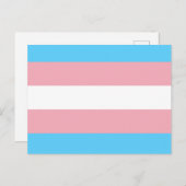 Transgender Flag Feiertagspostkarte (Vorne/Hinten)