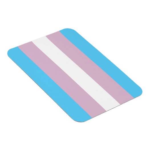 Transgender Flag Flexible Magnet (Rechte Seite)