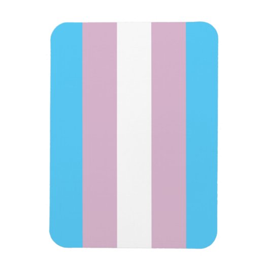 Transgender Flag Flexible Magnet (Vertikal)