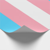 Transgender-Flag Geschenkpapier (Ecke)