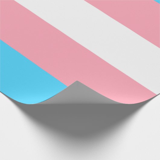 Transgender-Flag Geschenkpapier (Ecke)
