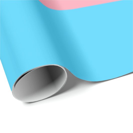 Transgender-Flag Geschenkpapier (Rolleneckpunkt)