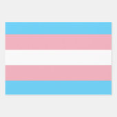 Transgender Flag Geschenkpapier Set (Vorderseite 3)