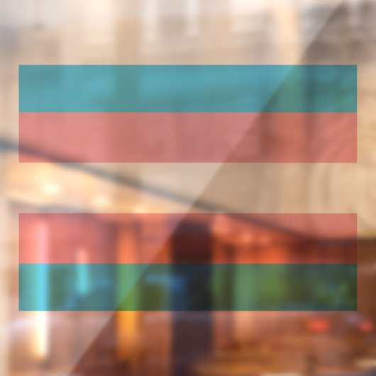 Transgender-Flag, Geschlecht, LGBT und Stolz Fensteraufkleber (Blatt 2)