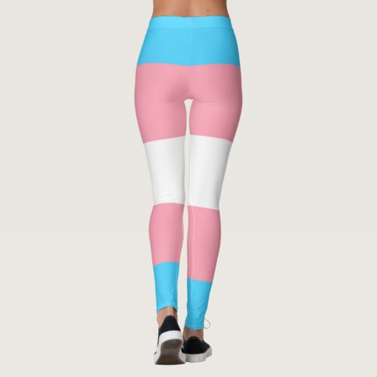 Transgender-Flag Leggings (Rückseite)