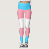 Transgender-Flag Leggings (Vorderseite)