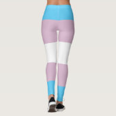 Transgender-Flag-Leggings Leggings (Rückseite)