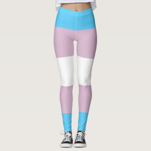 Transgender-Flag-Leggings Leggings