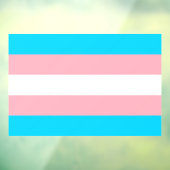 Transgender-Flag LGBTQIA+-Flag Fensteraufkleber (Blatt 3)