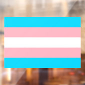Transgender-Flag LGBTQIA+-Flag Fensteraufkleber (Blatt 2)