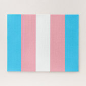 Transgender-Flag LGBTQIA+-Flag Puzzle (Horizontal)