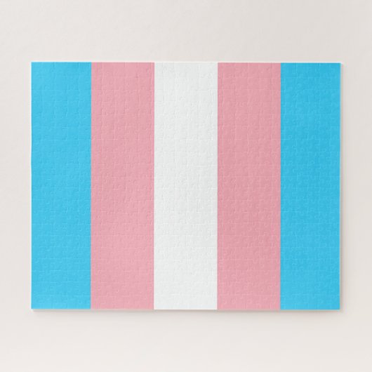 Transgender-Flag LGBTQIA+-Flag Puzzle (Horizontal)