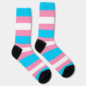  Transgender Flag | LGBTQIA+ Pink, Blue and White Socken (Rechts)