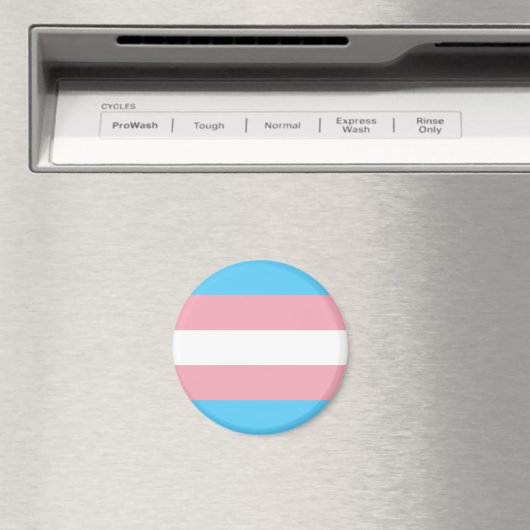 Transgender-Flag Magnet (In Situ (Geschirrspüler))