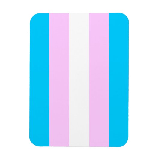 Transgender-Flag-Magnet Magnet (Vertikal)