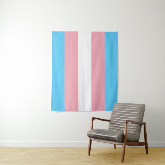 Transgender-Flag-Medium Wandteppich (Beispiel)
