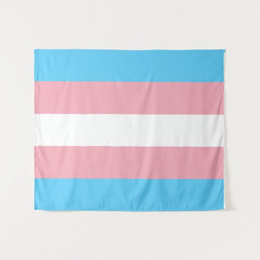 Transgender-Flag-Medium Wandteppich (Vorderseite (Horizontal))