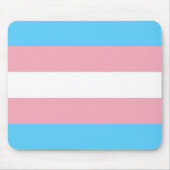 Transgender-Flag Mousepad (Vorne)