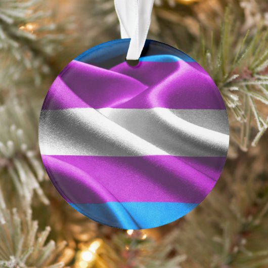 Transgender-Flag Ornament (Baum)