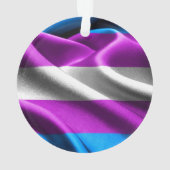 Transgender-Flag Ornament (Rückseite)