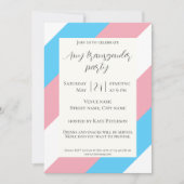 Transgender-Flag-Party Einladung (Vorderseite)