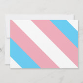 Transgender-Flag-Party Einladung (Rückseite)