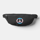 Transgender flag peace sign bauchtasche (Ablage )