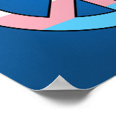 Transgender-Flag-Plakat Poster (Ecke)