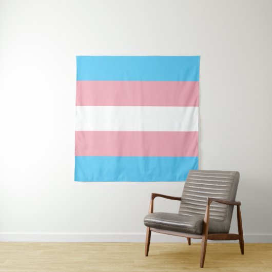 Transgender-Flag-Platz Wandteppich (Beispiel (Horizontal))