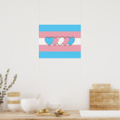 Transgender-Flag-Poster Poster (Küche)
