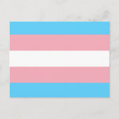 Transgender Flag Postkarte (Vorderseite)