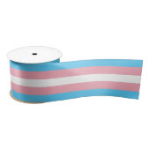 Transgender Flag & Pride Community/Geschlechterfla Satinband (Spule)