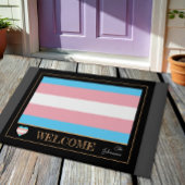 Transgender Flag & Pride Community House matt /LGB Fußmatte