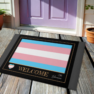 Transgender Flag & Pride Community House matt /LGB Fußmatte