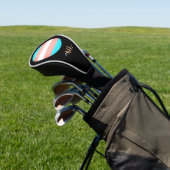 Transgender Flag & Pride Golf mit Monogramm / LGB Headcover (In SItu)