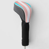 Transgender Flag & Pride Liebe Golf Community /LGB Headcover (angewinkelt)