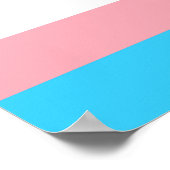 Transgender Flag Print, Value Poster Paper (Matte) (Ecke)