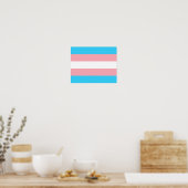 Transgender Flag Print, Value Poster Paper (Matte) (Küche)