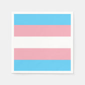 Transgender Flag & Prix Community / Geschlecht Serviette (Vorderseite)