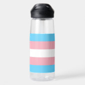 Transgender-Flag & Prix-Gemeinschaft / Geschlechte Trinkflasche (Rückseite)