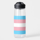 Transgender-Flag & Prix-Gemeinschaft / Geschlechte Trinkflasche (Vorne)