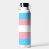 Transgender-Flag & Prix-Gemeinschaft / Geschlechte Trinkflasche (Vorne)