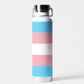 Transgender-Flag & Prix-Gemeinschaft / Geschlechte Trinkflasche (Rückseite)