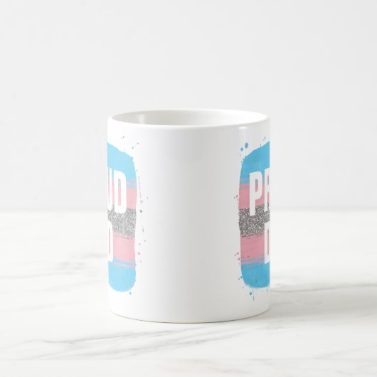 Transgender Flag Proud Vater Kaffee Tasse (Mittel)