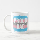 Transgender Flag Proud Vater Kaffee Tasse (Links)