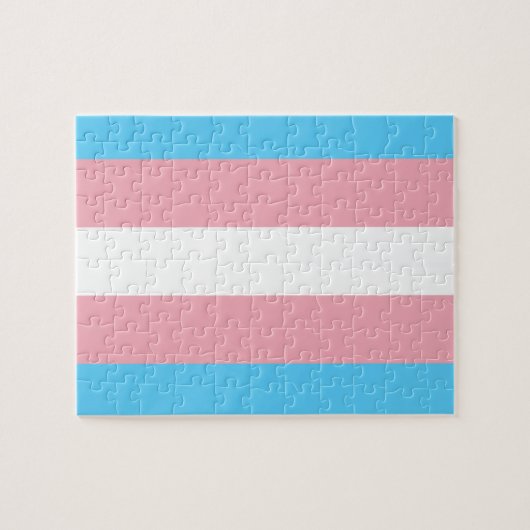 Transgender-Flag Puzzle (Horizontal)