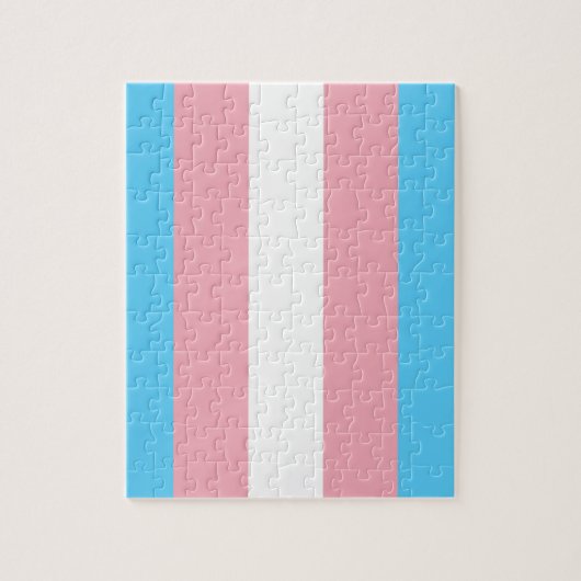 Transgender-Flag Puzzle (Vertikal)