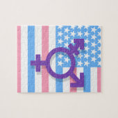 Transgender-Flag Puzzle (Horizontal)