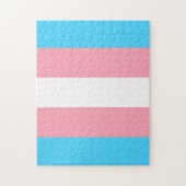 Transgender-Flag Puzzle (Vertikal)