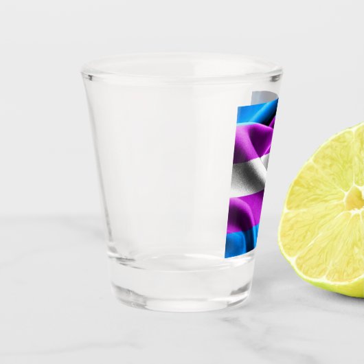 Transgender-Flag Schnapsglas (Links)